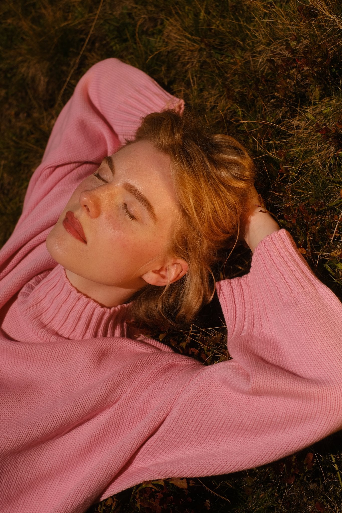 Pink Velvet Sweater